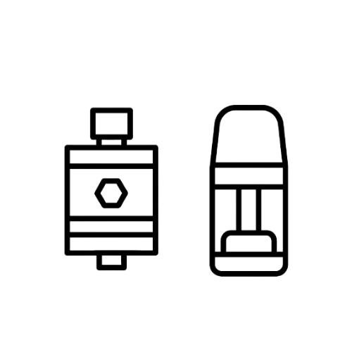 Atomizéry, cartridge a tanky